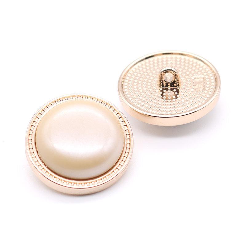 Runde Metallmantelknöpfe, Kleidung Jacke Pullover Perlenknöpfe, Vielseitiges Herren- und Damenzubehör