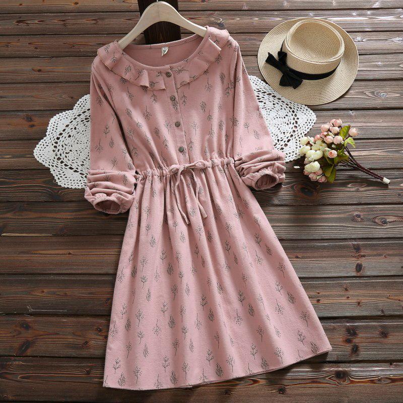 pink fall dress