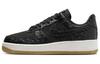 Air Force 1 Low '07 Czarne Strusie Guma Damskie DZ2708-002