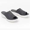 Large size slippers women's summer new flat-bottomed fish mouth mesh breathable women's outer slippers