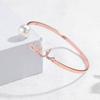 Custom Pearl Arabic Name Adjustable Bracelet  Stainless Steel Personalized Nameplate Bangles for Fashion Lucky Women