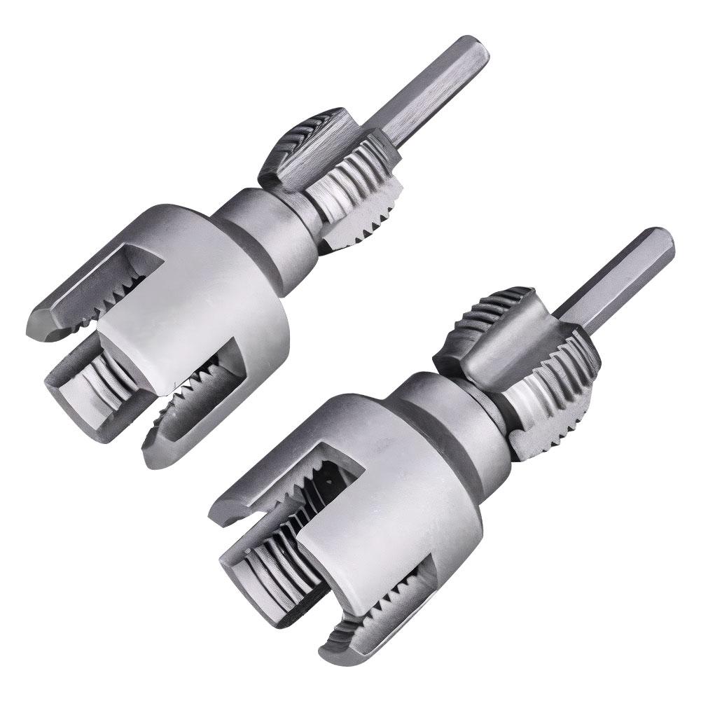 Integriertes Innen- & Außengewindeschneidwerkzeug Rohrgewindeschneidwerkzeug Kunststoffrohr Gewindebohrer Schneideisen Satz zum Schneiden & Rohrgewindeschneider