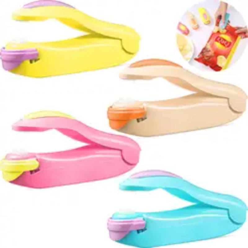 Mini Plastic Bag Sealer Machine Storage Bag Clip Sealing Machine Portable Sealer Packing Seal For Food Snack Kitchen Gadgets