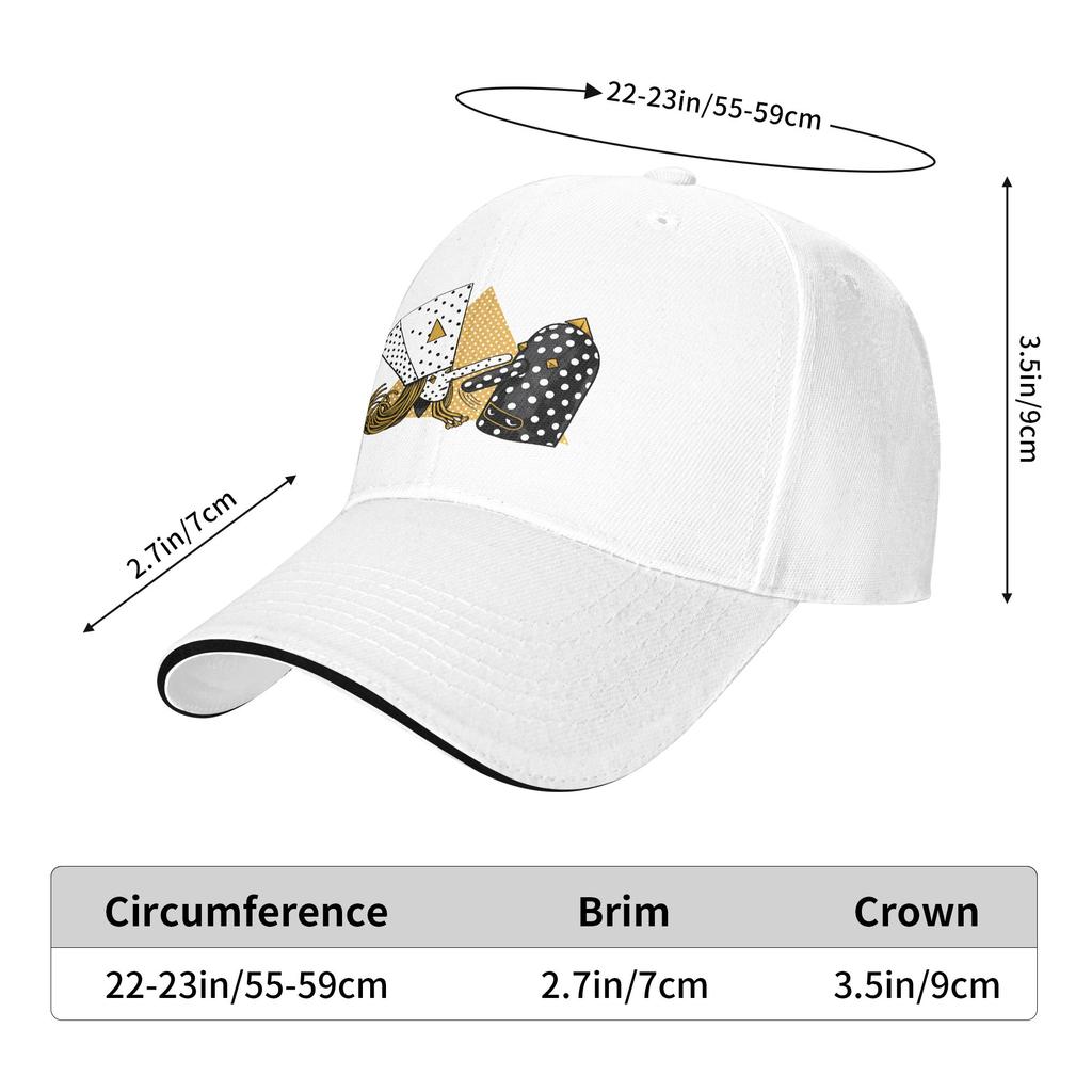 Berretto da Baseball Angine de Poitrine Band yk Cool Hip Hop Cappelli Estivi Unisex Unisex Corsa Hippie Berretti da Baseball