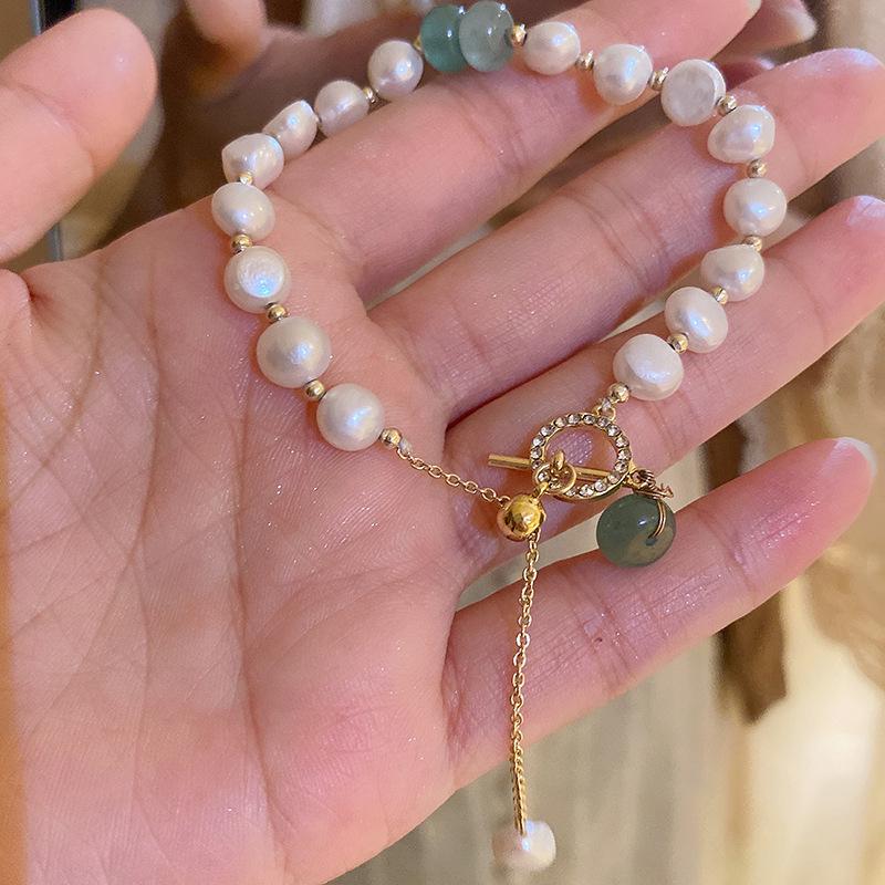 Süßwasserperlenmuschel Damenmode Armband - Leichter Luxus Temperament Armreif, Vielseitiger Handschmuck