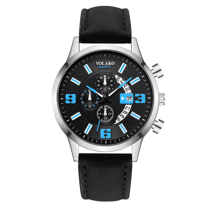 Watches Men'S Leather Watches, Fashion Men'S Casual Business Quartz Watches, Batch