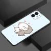 Funny Cartoon Cat Phone Case For Apple iPhone 13 12 Mini 11 Pro XS Max X XR 8 7 6S 6 Plus SE 2020 5S 5 Soft TPU Black Cover