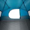 Dome Camping Tent for 4 Persons Blue Waterproof