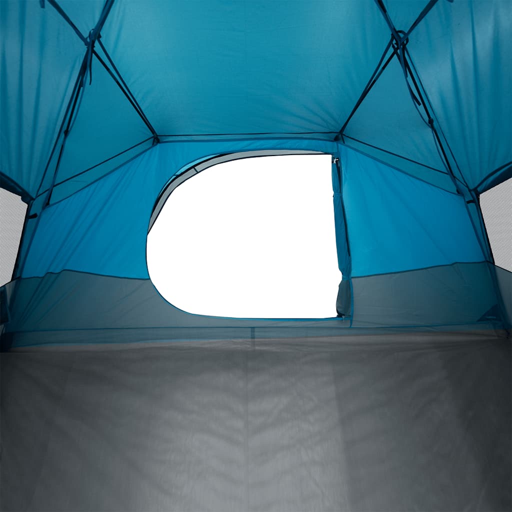 Dome Camping Tent for 4 Persons Blue Waterproof