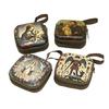 Catholic Rosary Pouch Religious Jewelry Storage Box Rosary Prayer Bag with Zippers Closures Coin Purses for Earrings
