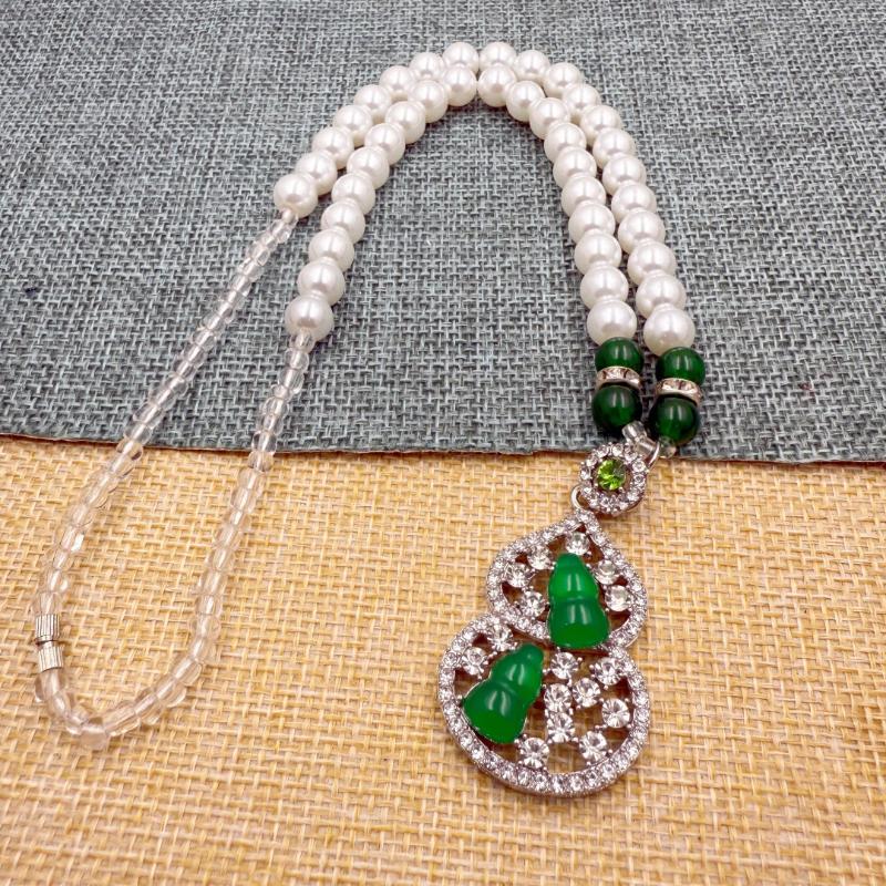 Chinese Style Pearl Guanyin Buddha Necklace Pendant Exquisite Versatile Sweater Chain Fashion Jewelry Mother'S Day Gift