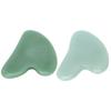 Sha Facial Tool Natural Jade Stone Guasha Massage Board for Face Relieve Tensions