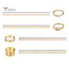 16Pcs Spiral Based Ring Size Adjuster Clear Ring Jewelry Guard Reducer Fit Any Rings Anti-Lost Tightener Jewelry Tools