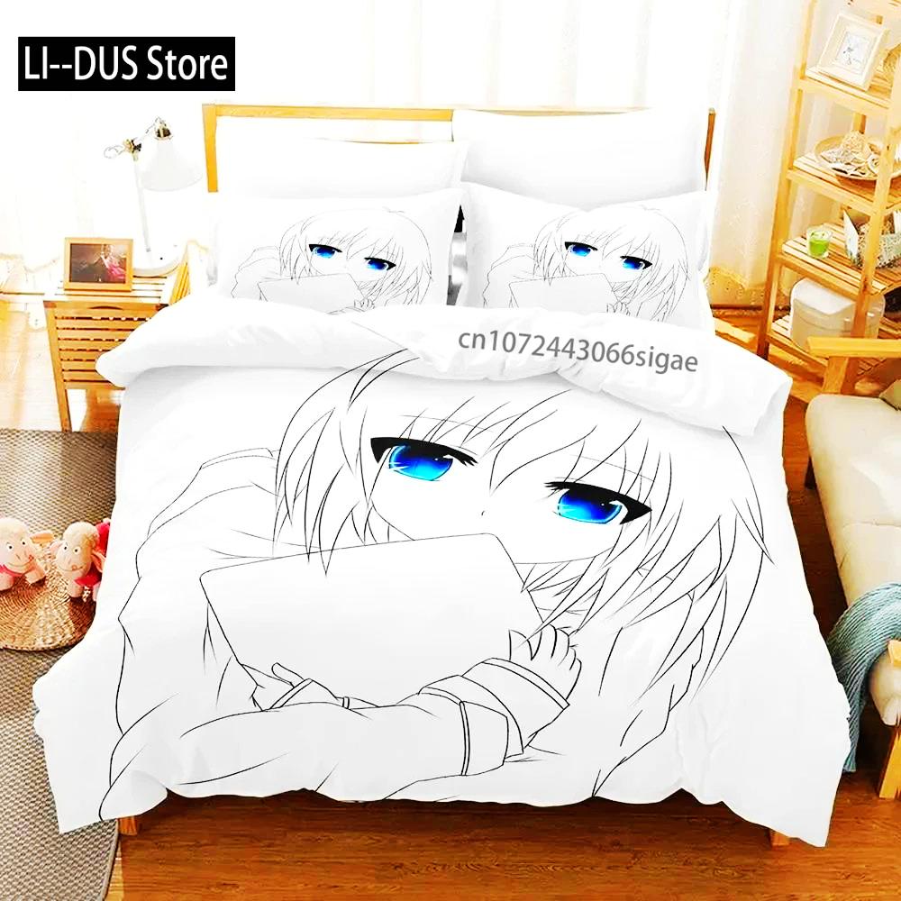Comforter Girls Anime Shy Bedding Set Bed Set Comforter King Queen Size Boys Adult Bedding Set