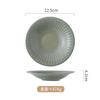 Japanese Kiln Ceramic Deep Plate Hotel Display Plate Creative Cold Dish Plate Pasta Plate Shallow Bowl