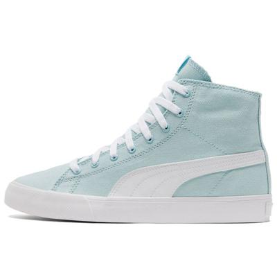 Bari Mid Canvas High Top Skate Schuhe Unisex Sneaker Weiß Blau 373891-06