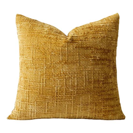 Textured Pillow Cover 18" x 18" Solid Color Throw Pillow Cover Decorative Pillow Case with Hidden Zipper for Couch Sofa Car Travel