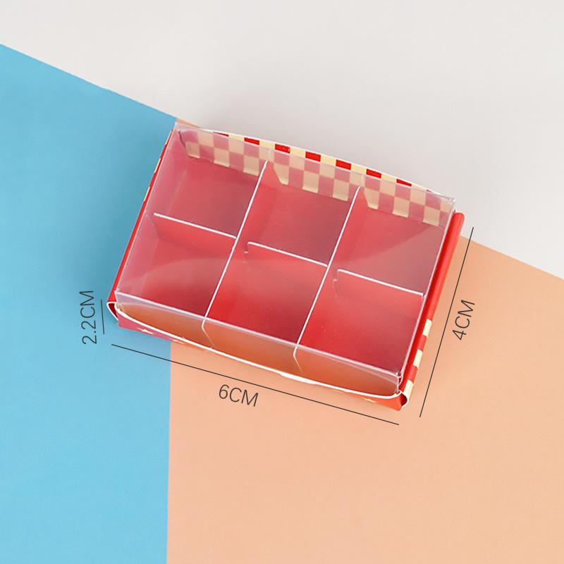 

Красивый мини-торт Dim Sum 6-Grid картонная коробка модель орнамент кукольный домик детский игровой домик игрушка