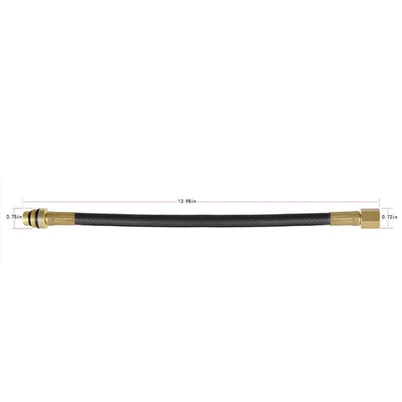 Number 19700 Valve Holder Heavy-Duty 12" Flexible Hose Fit for Both 14mm and 18mm Threads