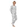 DIY Hand Painted Colorable-Parent-child Outfit - Print Round Neck Parent-child Long Sleeve Long Pants Home Clothes Suit Spring