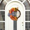 Fall Season Artificial Wreath Decors Decorative Wreath Hangings For Autumn Celebration Welcoming Touch Flower Rings
