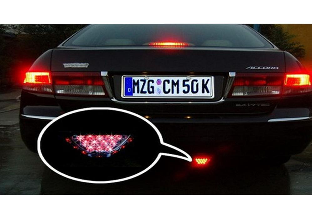 Universal LED Triangle Brake Light for Cars & Motorcycles