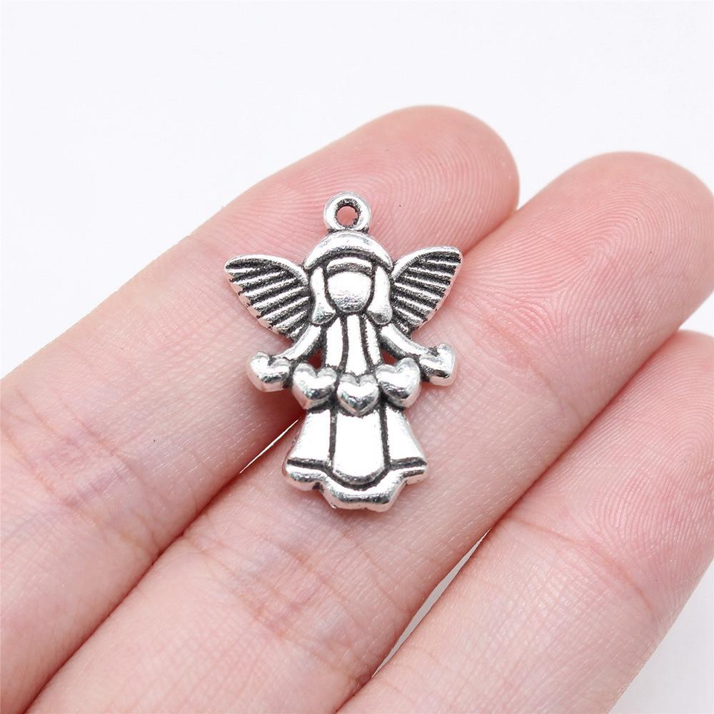 Angel Charms Pendant Female Jewellery Massive Ethnic Findings & Components