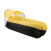 Outdoor Inflatable Sofa Couch Portable Inflatable Lounger Air Sofa for Camping Hiking Black Plus Yellow