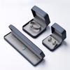 Round Corner PU Leather Jewelry Gift Box for Rings, Necklaces & Earrings Packaging
