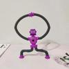 Non-Toxic Children Suction Cup Toys Pop Tubes Stress Relief Telescopic Robot Toy Sensory Bellows Toys Anti-Stress Squeeze Toys