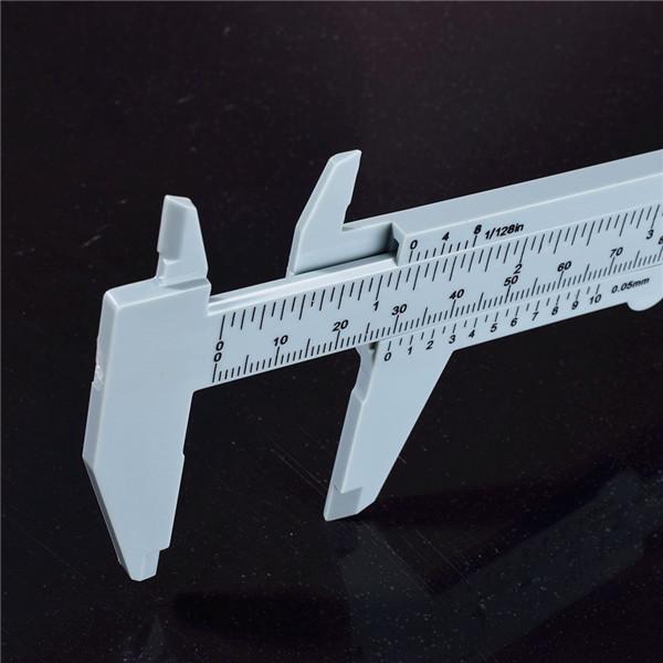 Portable Double Scale 80MM Plastic Eyebrow Measuring Vernier Caliper Caliper Ruler Plastic Permanent Makeup Measurement Tools Portable Double Scale 80MM Plastic Eyebrow Measuring Vernier Caliper Caliper Ruler Plastic Permanent Makeup Measurement Tools