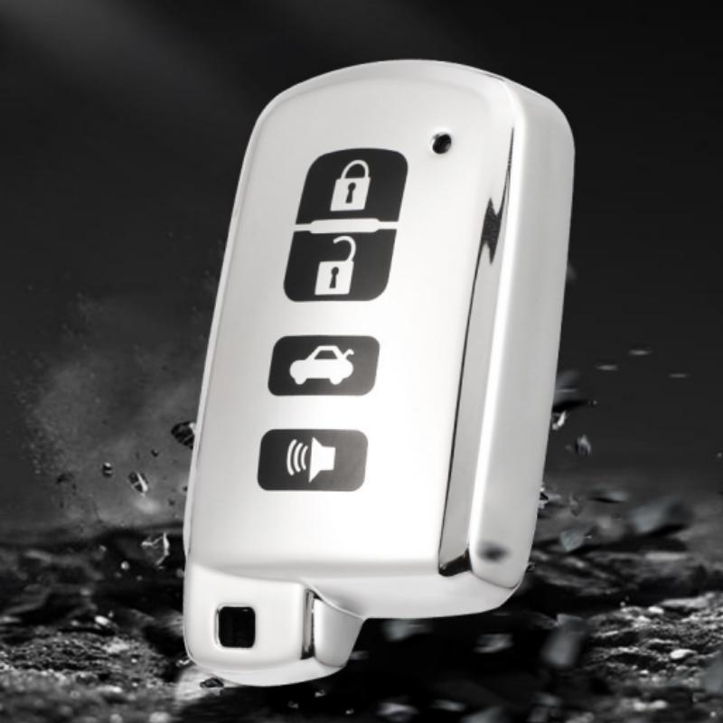 TPU Car Remote Key Case Cover Shell Fob For Toyota Avalon Camry Corolla RAV4 Highlander Auris CHR Land Cruiser Auto Accessories