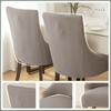 Elastic T-shaped Jacquard European Soft-pack Chair Cover Leisure Chair Home Hotel Dining Chair Small Armchair Cover Cover