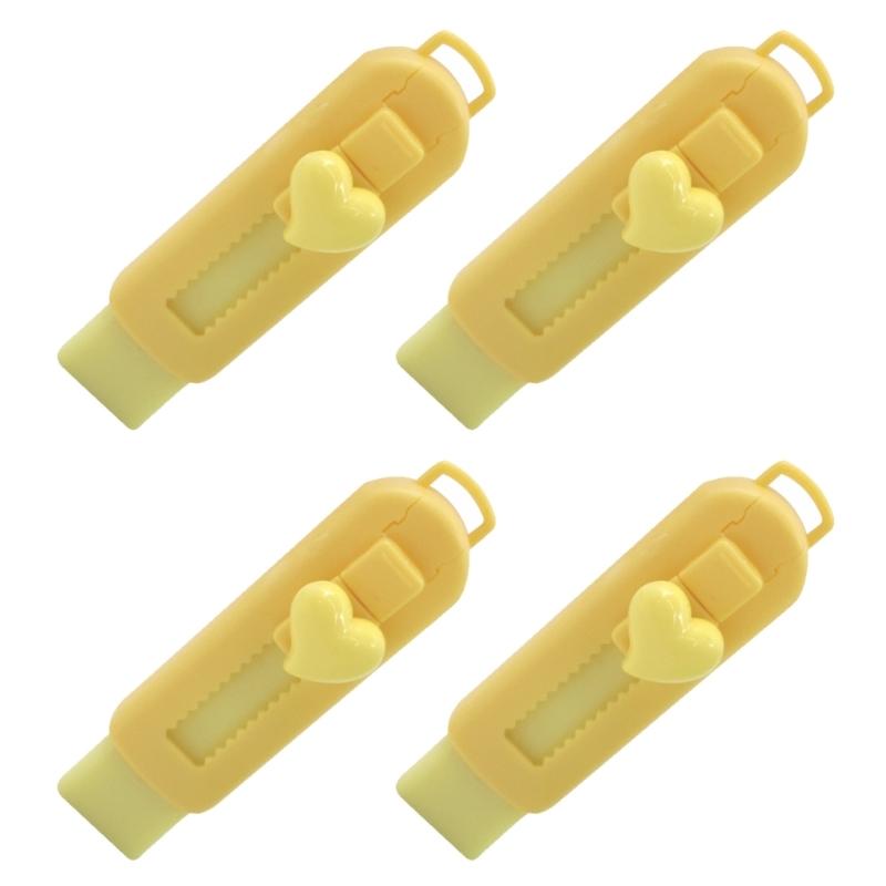 Sliding Retractable Pencil Erasers Retractable Pencil Eraser Easy Erasing Pencil Eraser for Kid Student Writing Drawing