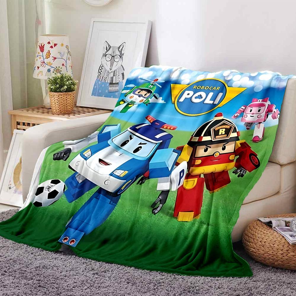 1pc Robotic Heroes Action flannel Blanket for Super Soft Cute Comfort Blanket for Travel Bedding Couch Sofa Blanket Y73061
