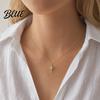 Versatile Style Necklace Mini Eight-Pointed Star for Women Rhinestone Polished