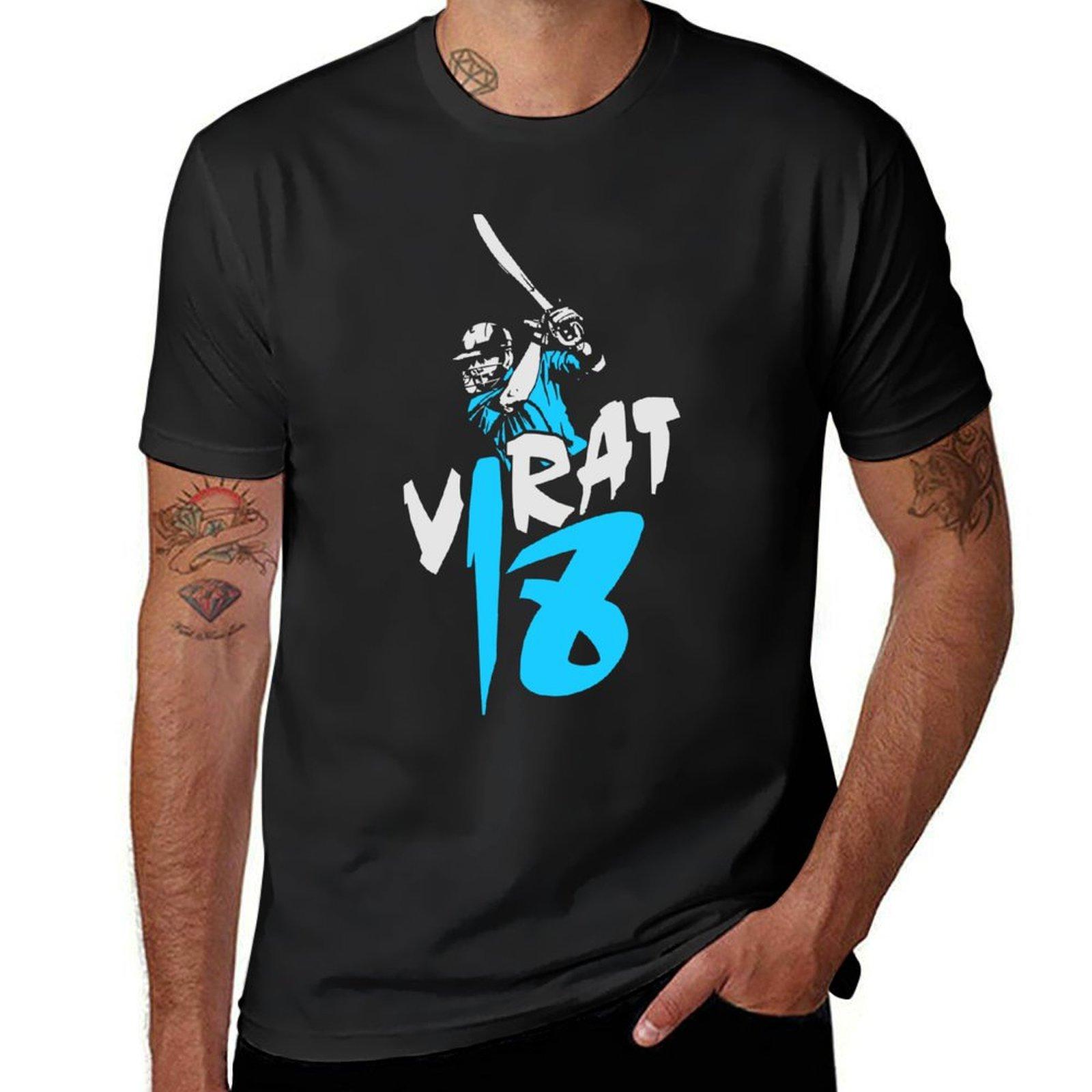 

Virat 18 Tshirt boys animal print new edition oversized Short sleeve tee men 4XL