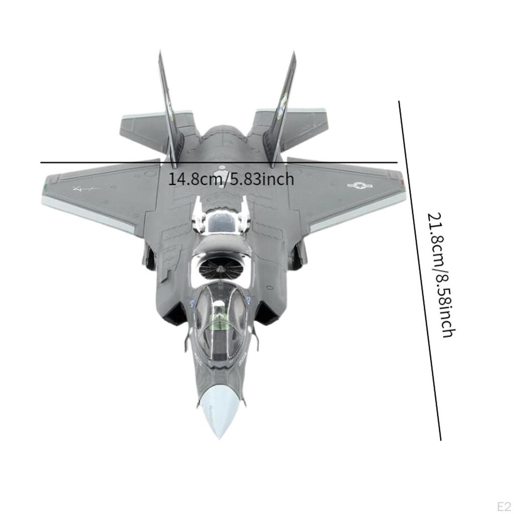 1/72 Scale F35 B Fighter Jet Model Diecast Plane Collection Desktop Decoration Alloy Airplane