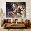 Hot Video PPersona 5 Gaming Anime Tapestry Hippie Flower Wall Carpets Dorm Decor Cheap Hippie Wall Hanging