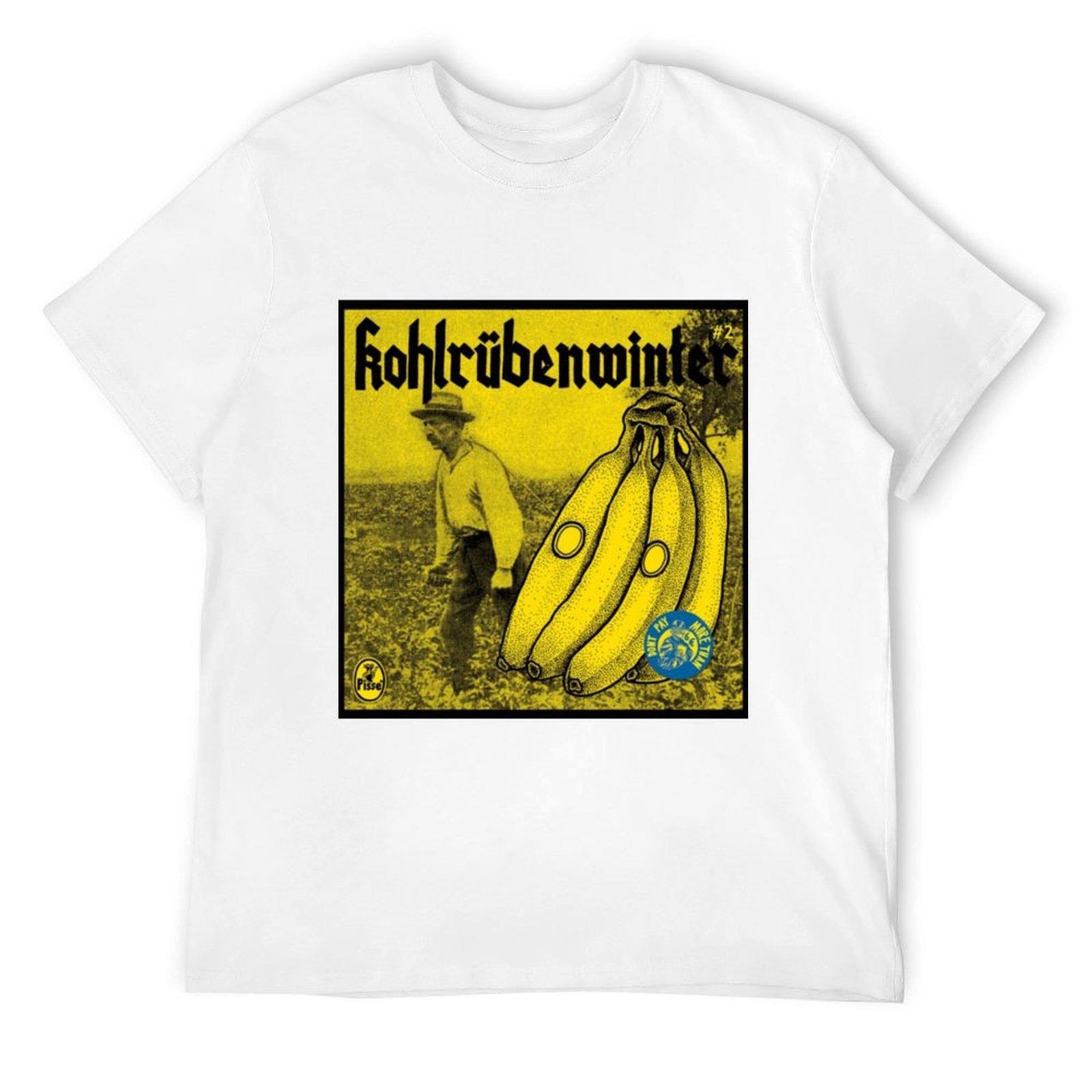 Pisse Punk Band kohlrübenwinter #2 T-Shirt anime summer tops mens t shirt S