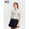 Women's Knit Short Sleeve Polo Tennis Top