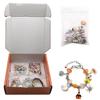 Horror Charm Bracelet DIY Halloween Link Chain Pumpkin Black Cat Bracelets