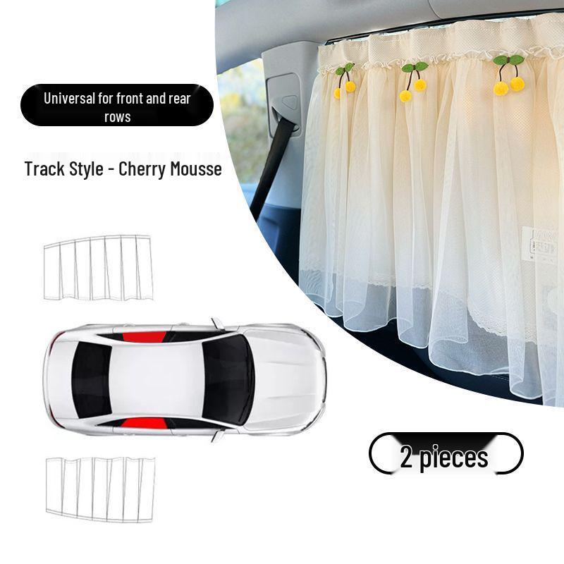 Baby Car Sunshade: Rear Window Suction Cup Blackout Curtain for Sun Protection and Privacy