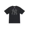 MLB MONOGRAM SS25 T Shirt Unisex Black 3ATSM7053-50BKS