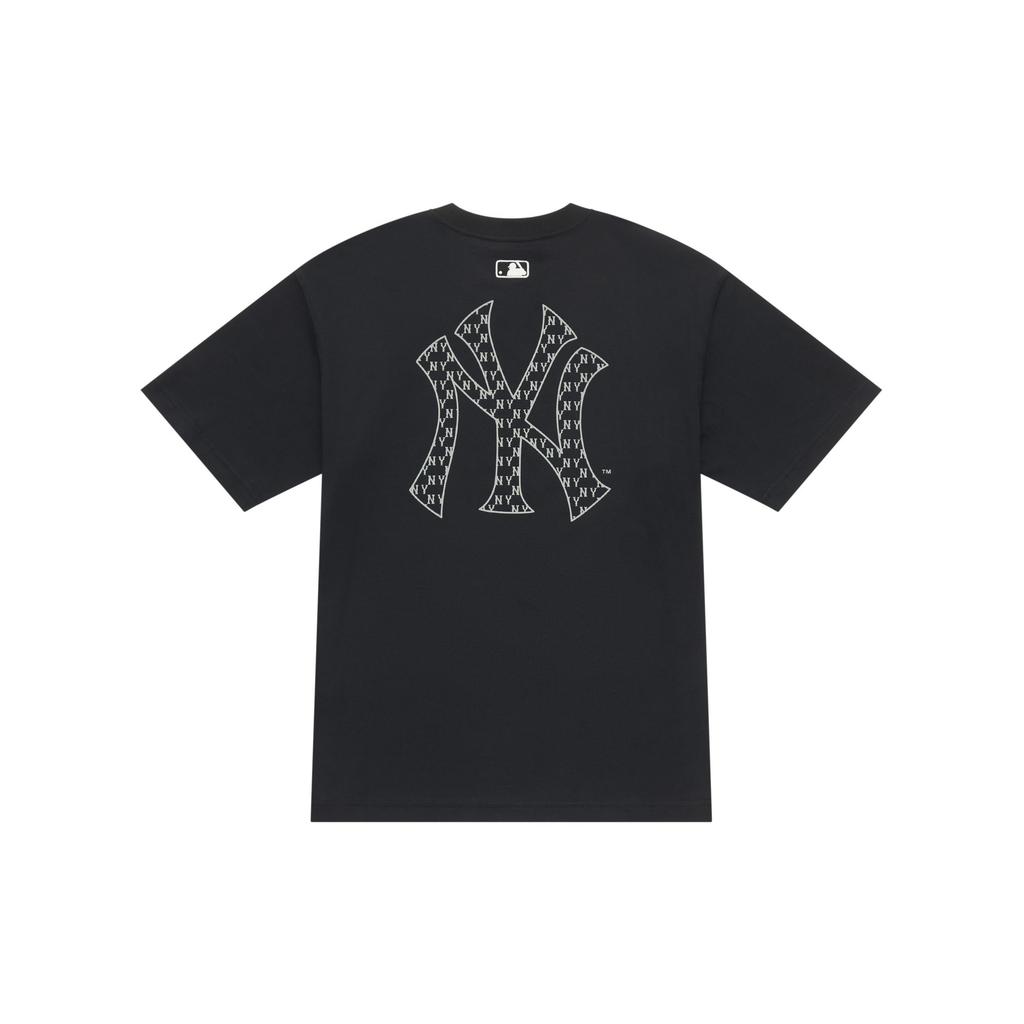 MLB MONOGRAM SS25 T Shirt Unisex Black 3ATSM7053-50BKS