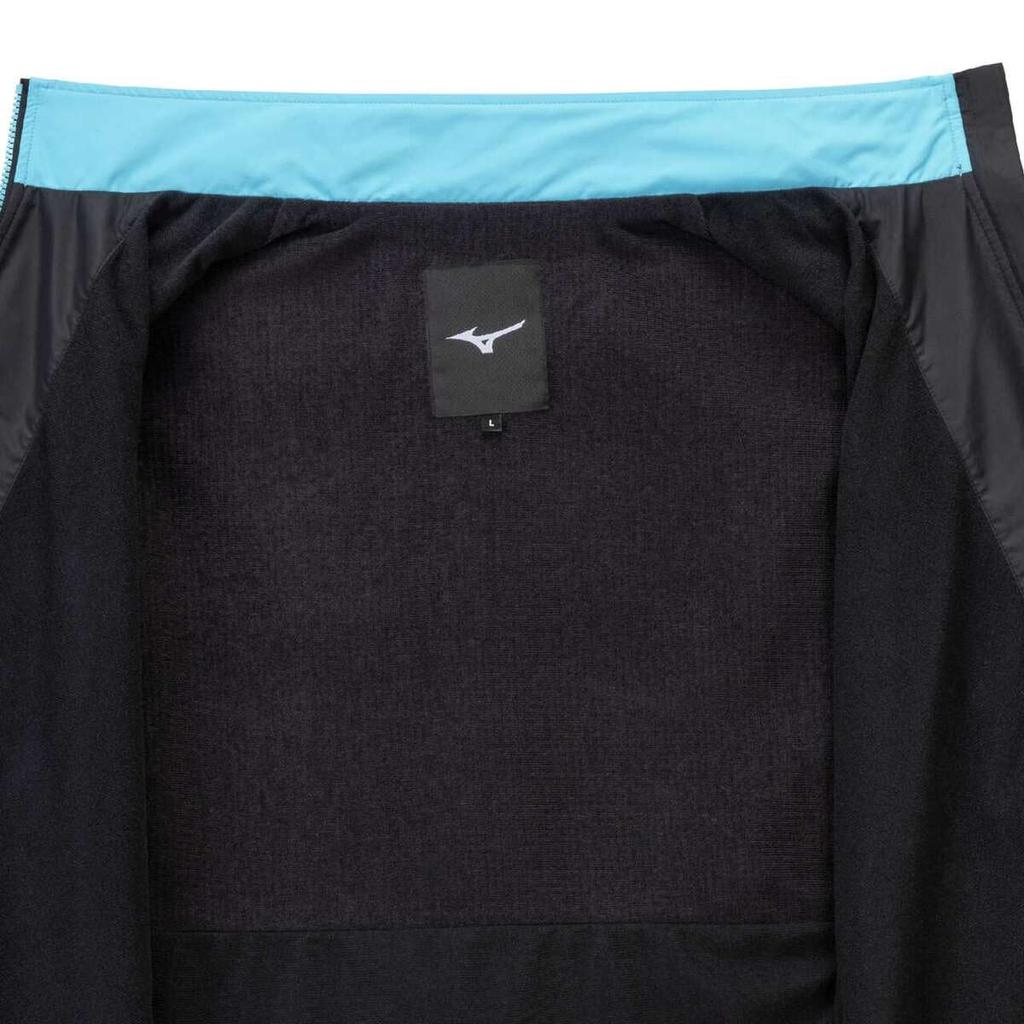 Breath Thermo Warmer Training River Size 32JEB740 N-XT Jacket, Moisture-Wicking, Heat-Generating, Water-Repellent, Windproof, Blue, L,