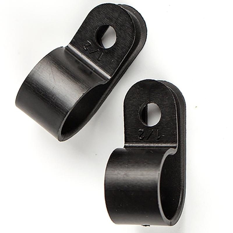 200Pcs Nylon Cable Clip Wire Clamp Mounting Cord Fasteners Nylon Cord Fastener Clips for Wire Management Enduring