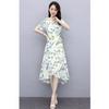 Elegant Floral Print Summer Dress for Women
