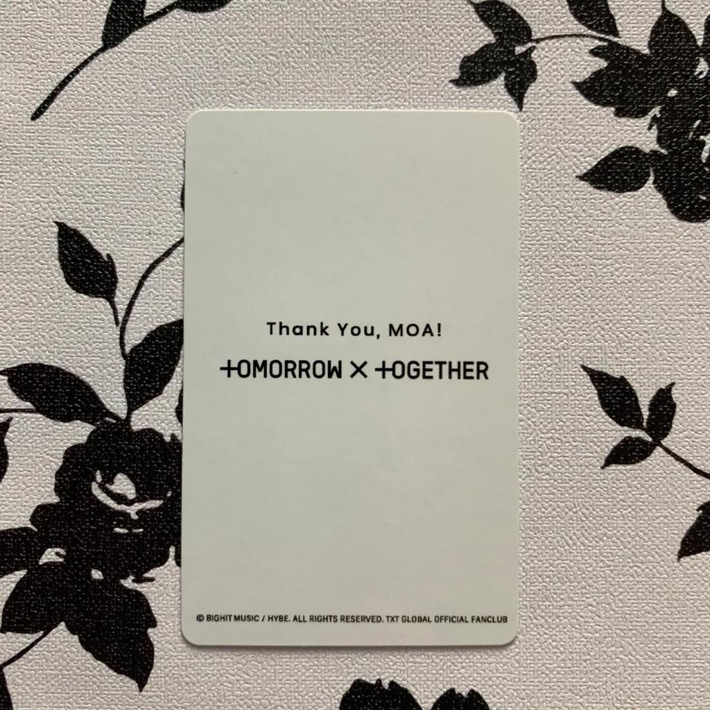 [USED] TXT Soobin New Membership Referral Campaign FC Bonus Trading Card