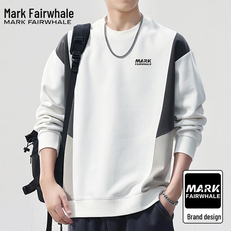 MARK FAIRWHALE Men's Loose Long-Sleeved Sweatshirt